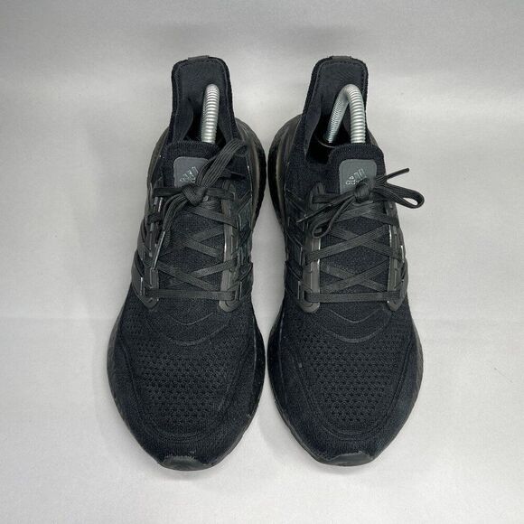 Adidas Ultraboost 21 Shoes Men\'s Size 8 Triple Black Athletic Running‎ Sneakers main image 12
